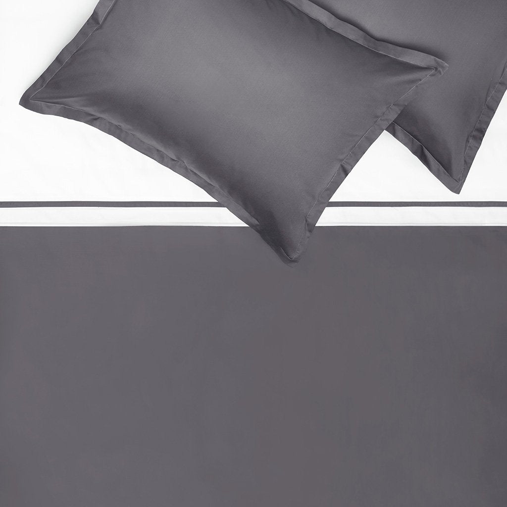 Charcoal Grey Hayes Nova Duvet Cover