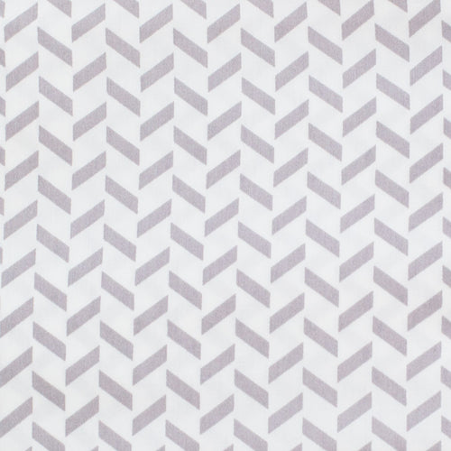 Grey Herringbone Pillowcase Pair