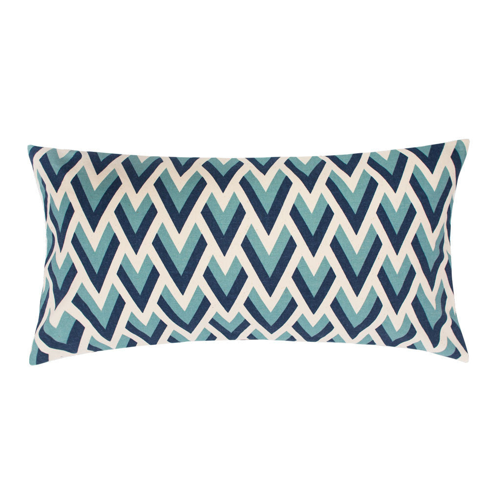 The Blue Peacock Throw Pillow