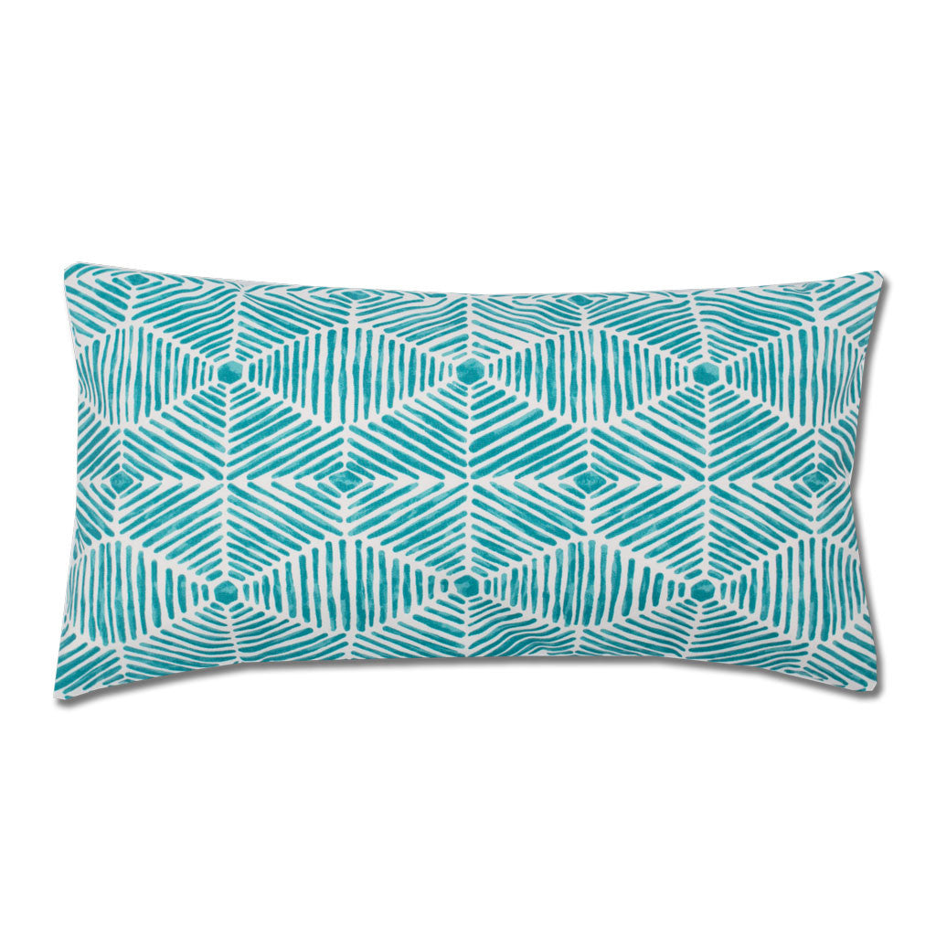 Bedroom inspiration and bedding decor | Teal Tropics Throw Pillow Duvet Cover | Crane and Canopy