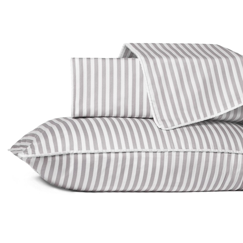 Grey Larkin Duvet Cover