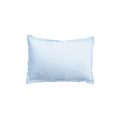 Light Blue Solid Linden Throw Pillow