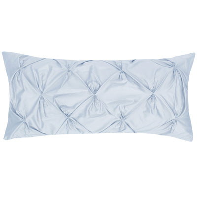 Light Blue Pintuck Throw Pillow