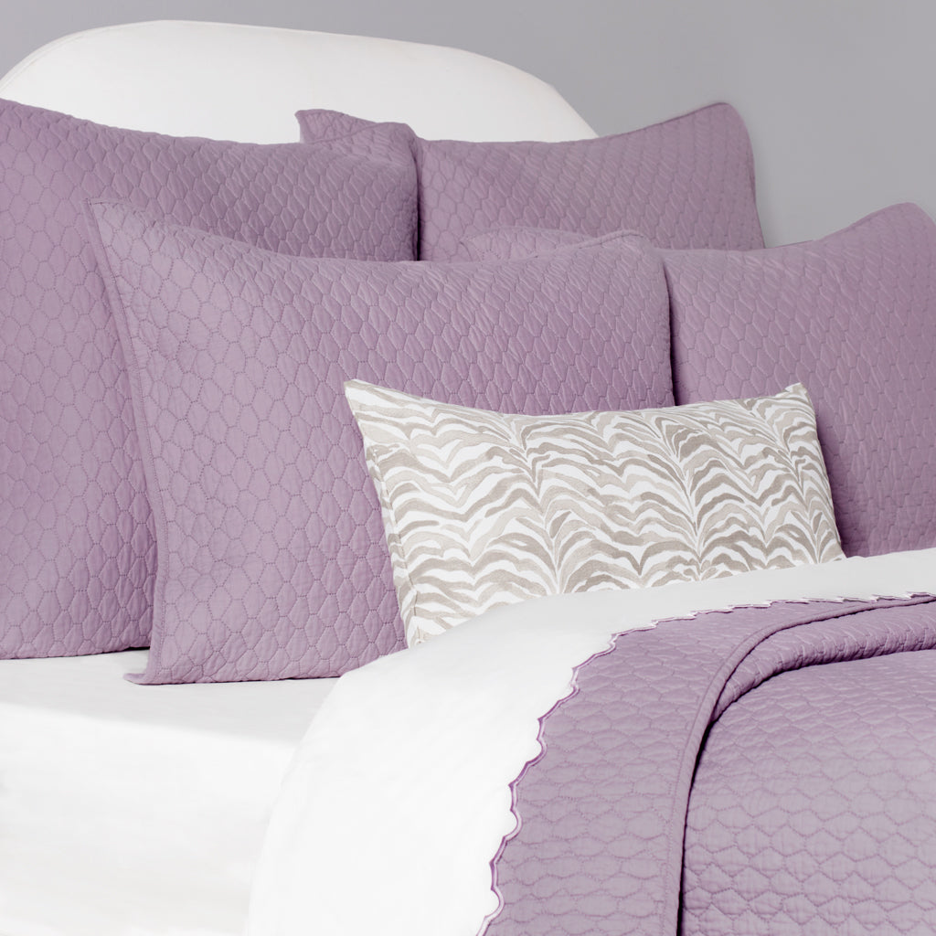 Bedroom inspiration and bedding decor | The Cloud Lilac Purple Quilt & Sham Duvet Cover | Crane and Canopy
