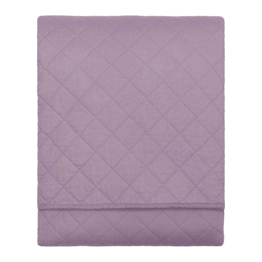 The Diamond Lilac Quilt & Sham