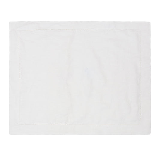 Lane White Belgian Linen Sham Pair