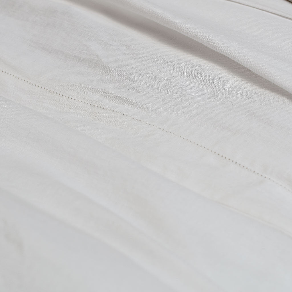The White Belgian Linen Sheets