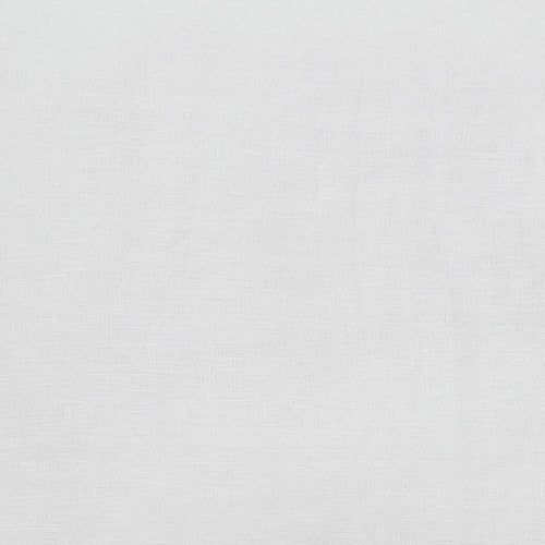 White Belgian Flax Linen Fitted Sheet