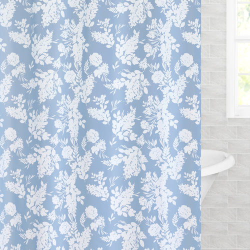 Madison Cornflower Blue Shower Curtain