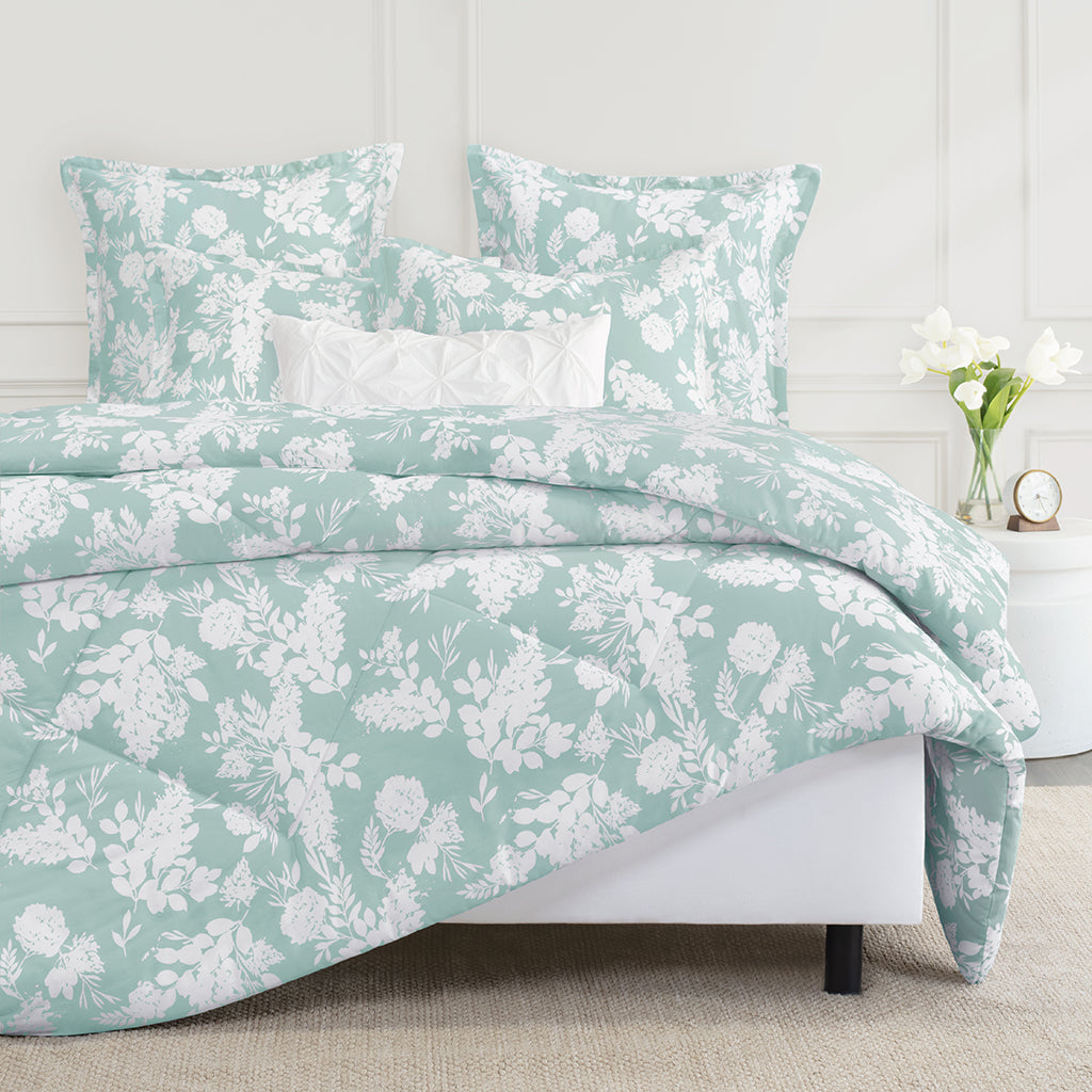 Bedroom inspiration and bedding decor | Madison Seafoam Green Comforter Duvet Cover | Crane and Canopy