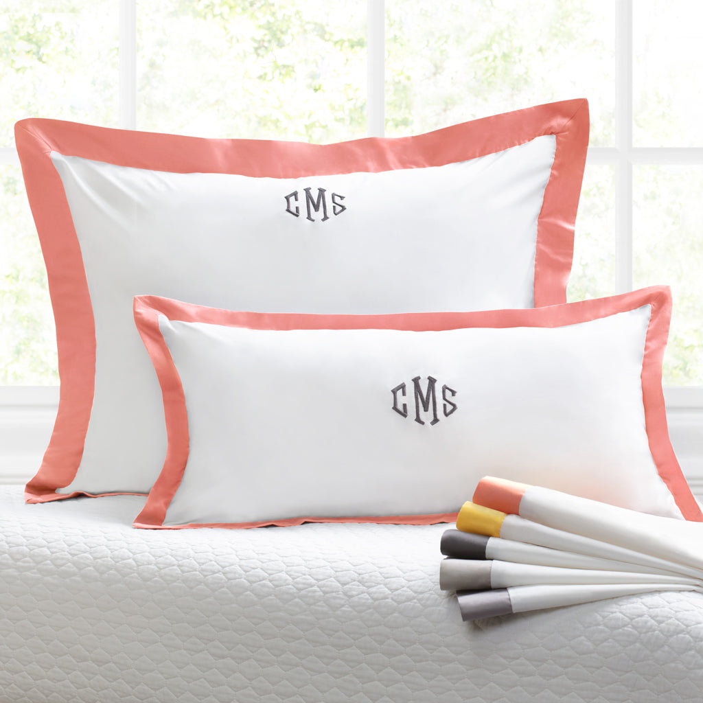 The Linden Apricot Throw Pillow