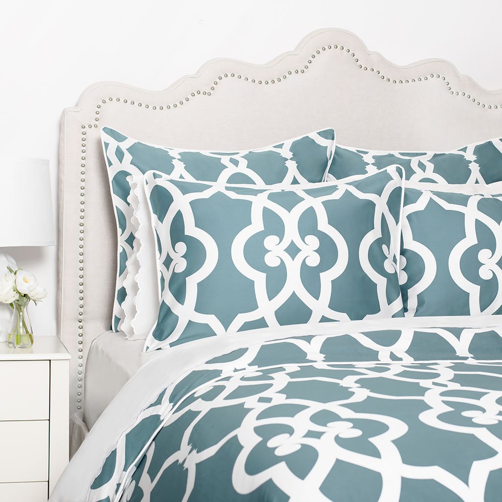 Teal Pacific Duvet Cover