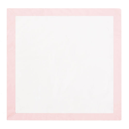 Pink Linden Border Euro Sham