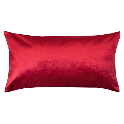 The Ruby Velvet Throw Pillow