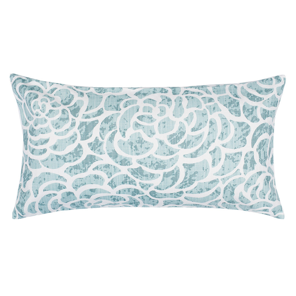 Bedroom inspiration and bedding decor | The Seafoam Peony Throw Pillows | Crane and Canopy