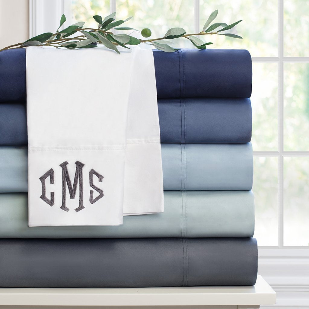 Charcoal Grey 400 Thread Count Pillowcase Pair