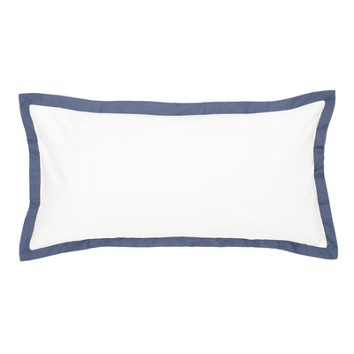 Slate Blue Linden Throw Pillow