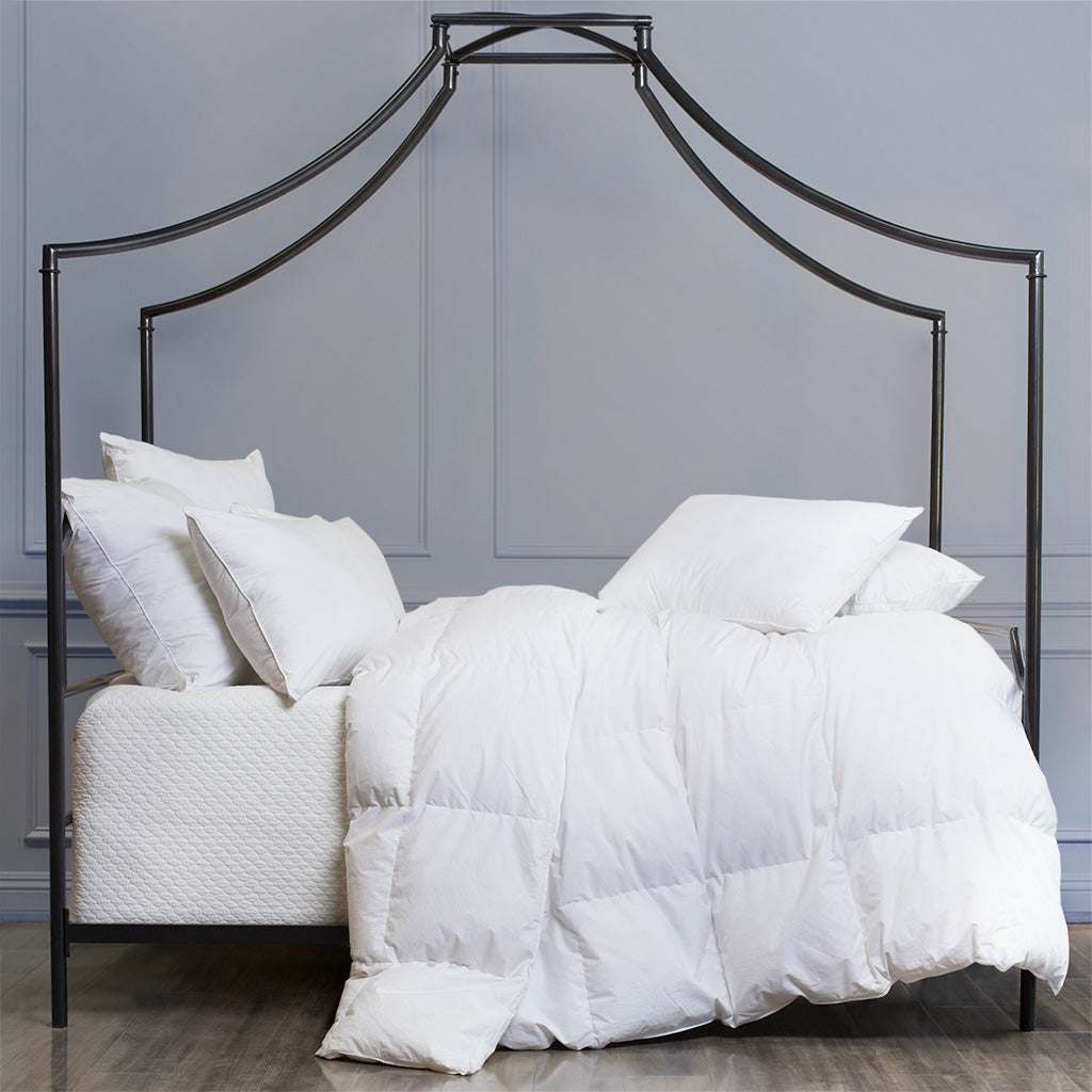 Bedroom inspiration and bedding decor | Supreme Goose Down Comforters | Crane and Canopy