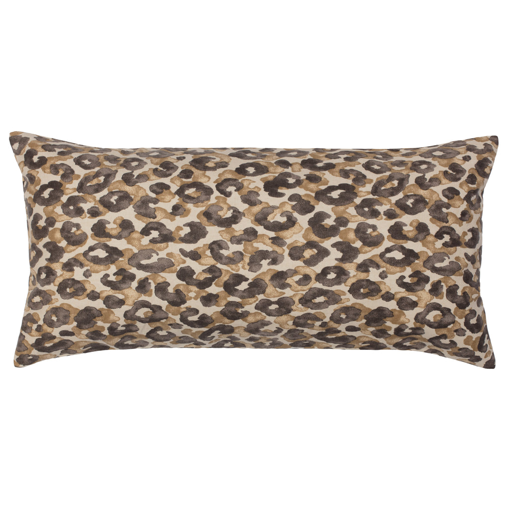 Bedroom inspiration and bedding decor | Chestnut Leopard Throw Pillow Duvet Cover | Crane and Canopy