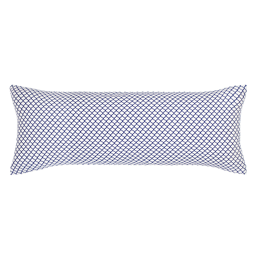 Bedroom inspiration and bedding decor | The Blue Cloud Extra Long Lumbar Throw Pillow Duvet Cover | Crane and Canopy
