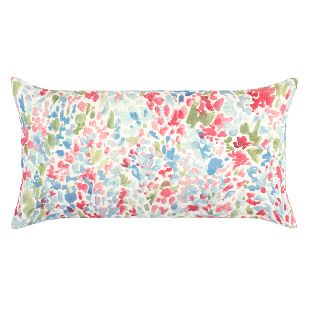 Bedroom inspiration and bedding decor | The English Garden Watercolor Throw Pillow Duvet Cover | Crane and Canopy