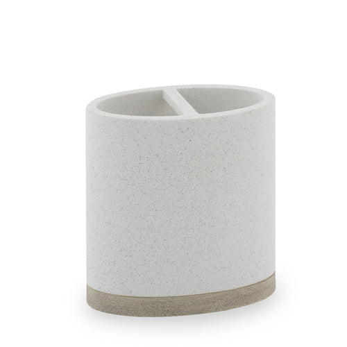 The Rustic Grey Toned Bath Accessories - Toothbrush Holder