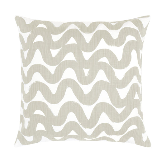 The Sand Modern Waves Square Throw Pillow