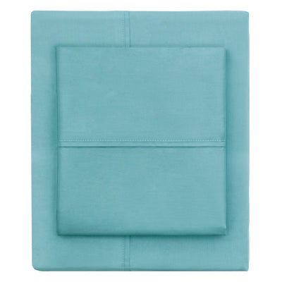 Turquoise 400 Thread Count Sheet Set (Fitted, Flat, & Pillow Cases)