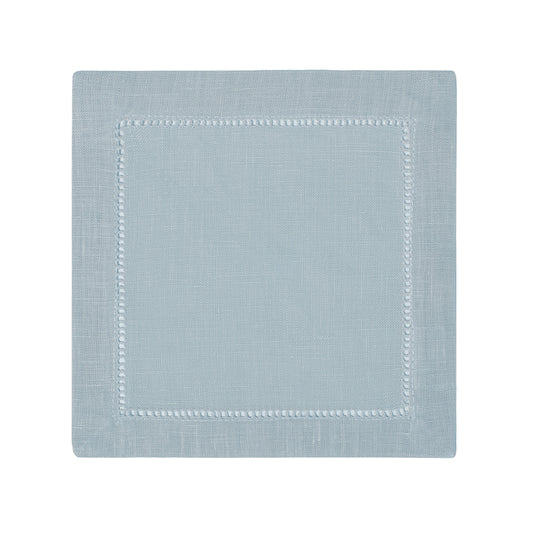 The Classic Hemstitch Linen Cocktail Napkin (Set of 4)