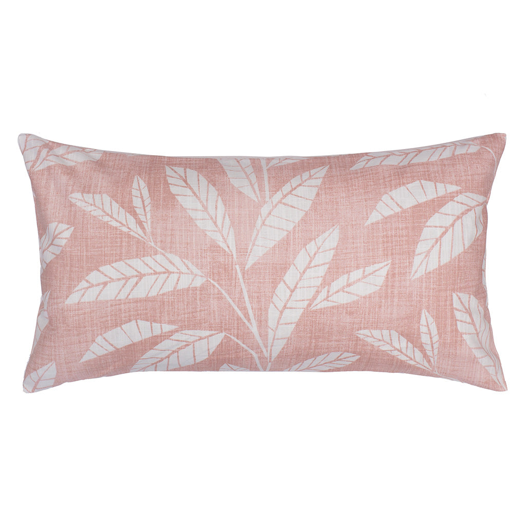 Bedroom inspiration and bedding decor | Pink Fern Throw Pillow Duvet Cover | Crane and Canopy