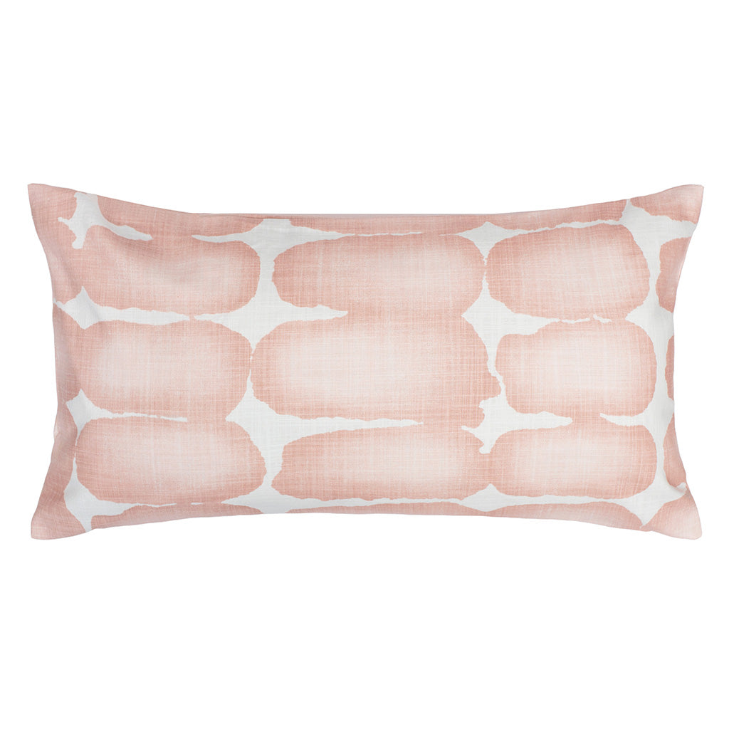 Bedroom inspiration and bedding decor | Pink Shibori Brush Throw Pillow Duvet Cover | Crane and Canopy