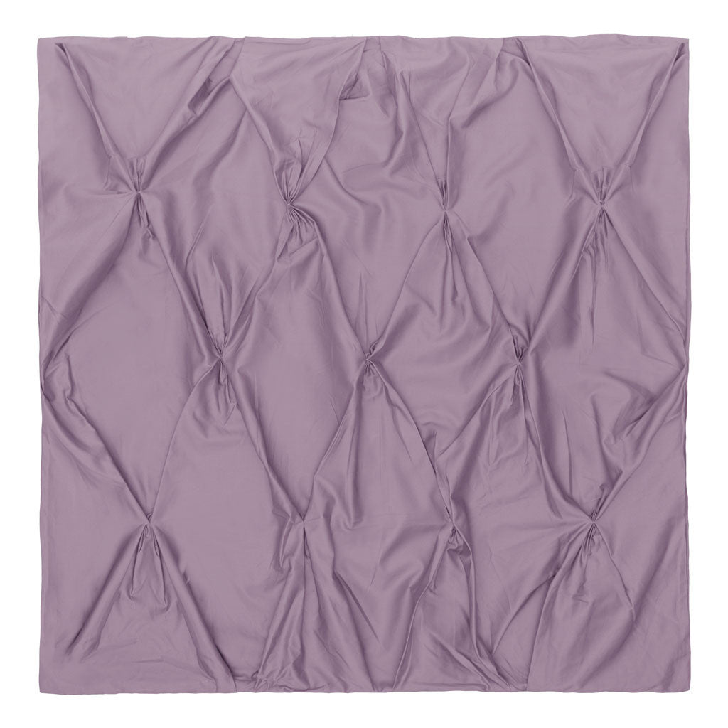 Lilac Valencia Pintuck Euro Sham