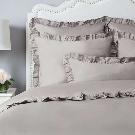 Oyster Grey Vienna Duvet Cover