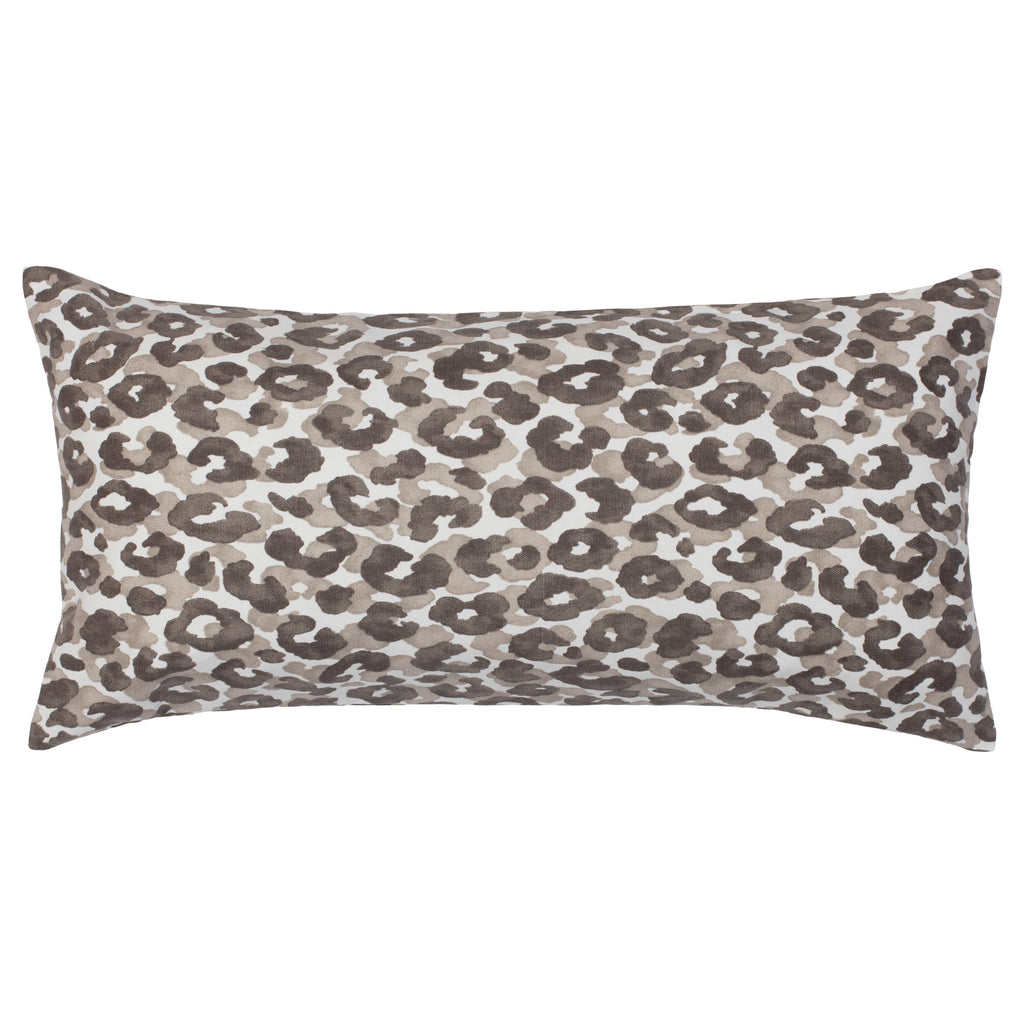 Bedroom inspiration and bedding decor | Stone Leopard Throw Pillow Duvet Cover | Crane and Canopy