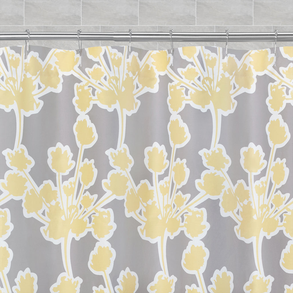 The Yellow Ashbury Shower Curtain