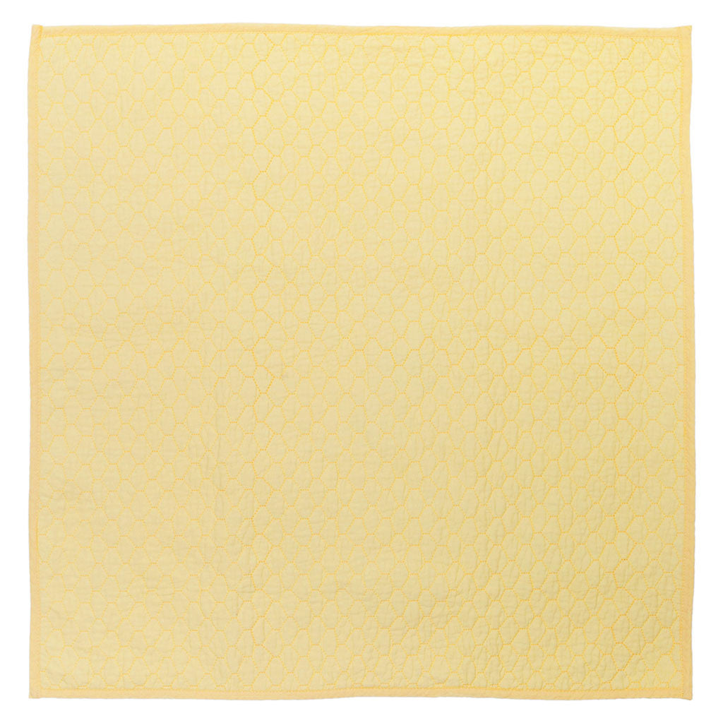 Yellow Cloud Quilt Euro Sham