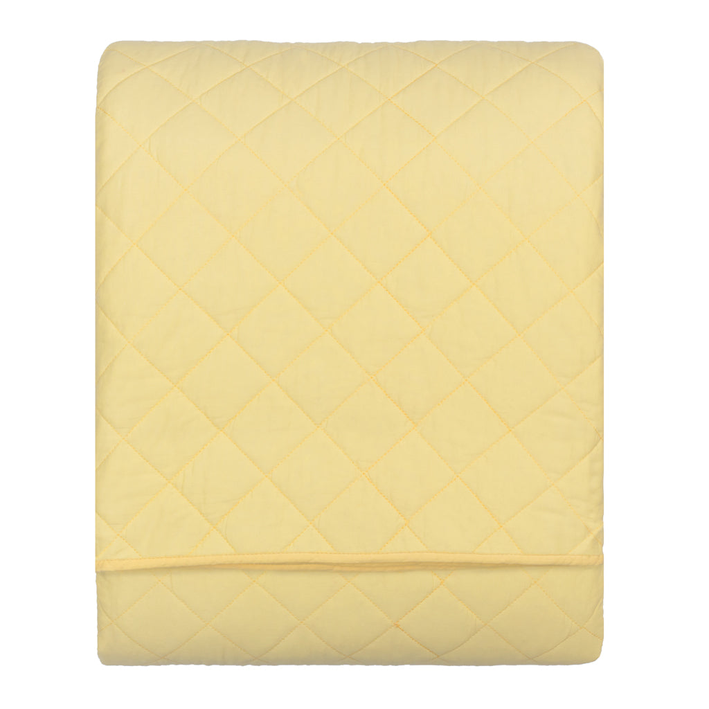 The Diamond Yellow Quilt & Sham