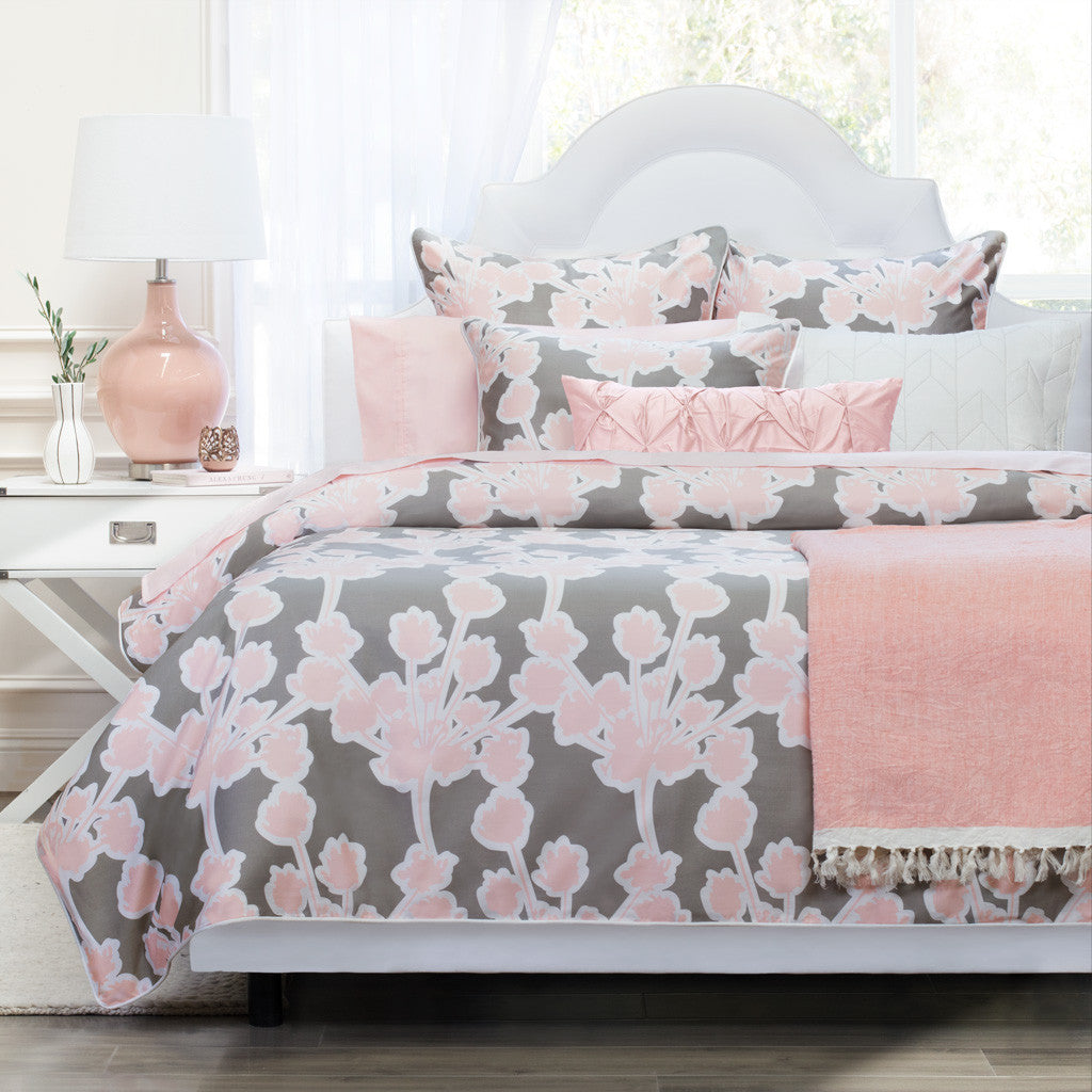 The Pink Pintuck Throw Pillow