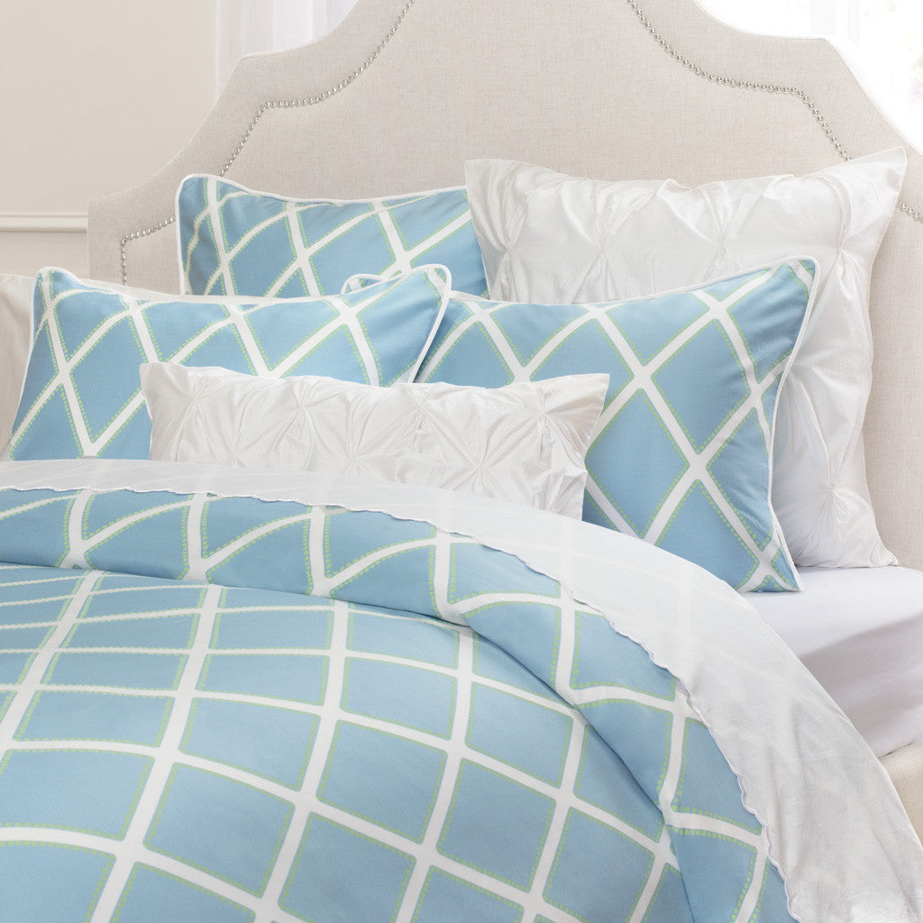 Bedroom inspiration and bedding decor | The Avery Blue Duvet Cover | Crane and Canopy