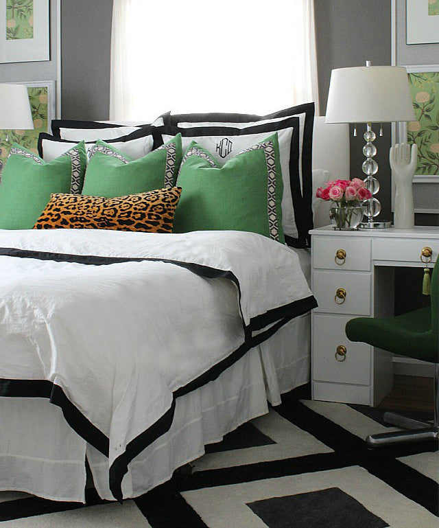 Crane and Canopy Designer Bedding as seen in Bliss at Home