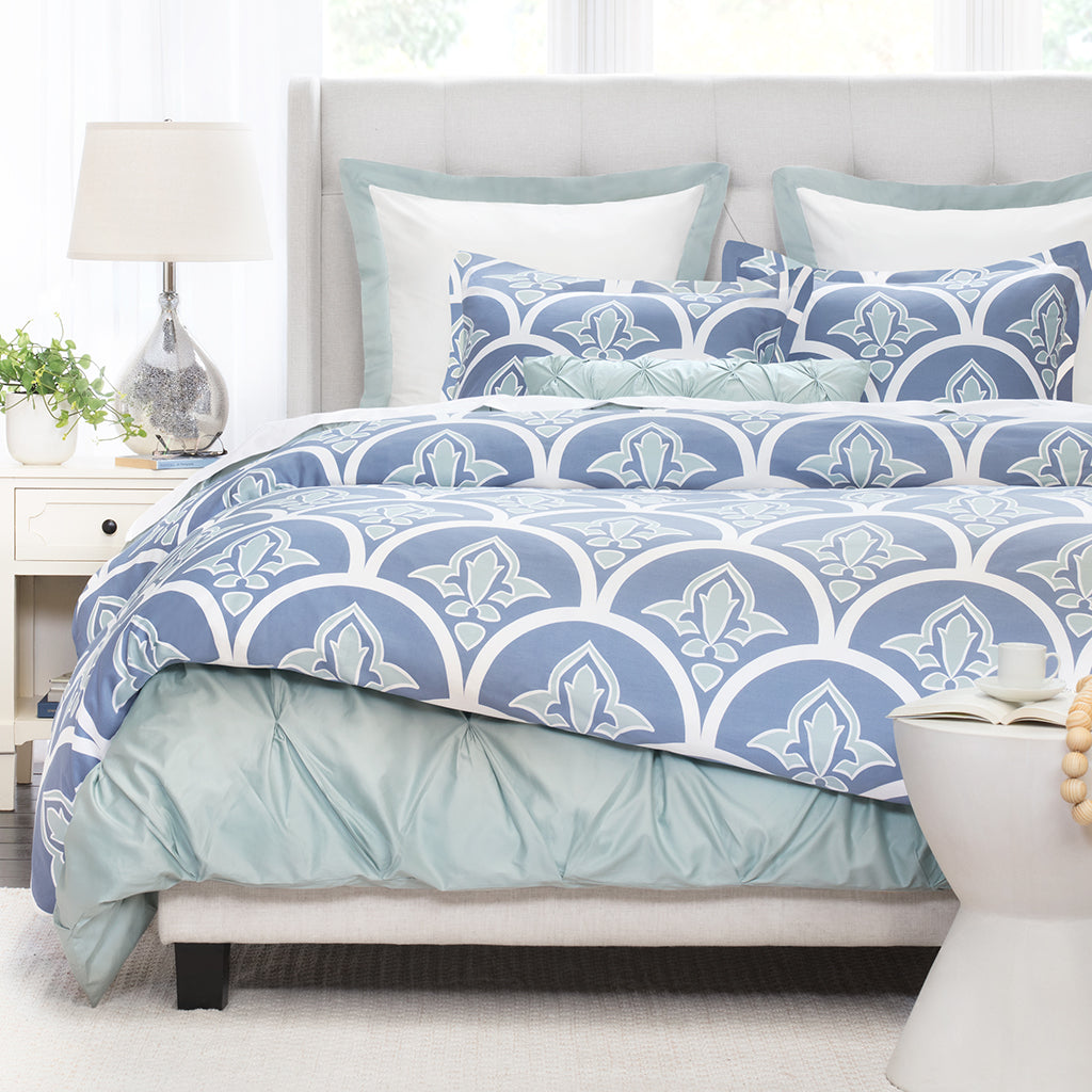 Blue Clementina Sham Pair