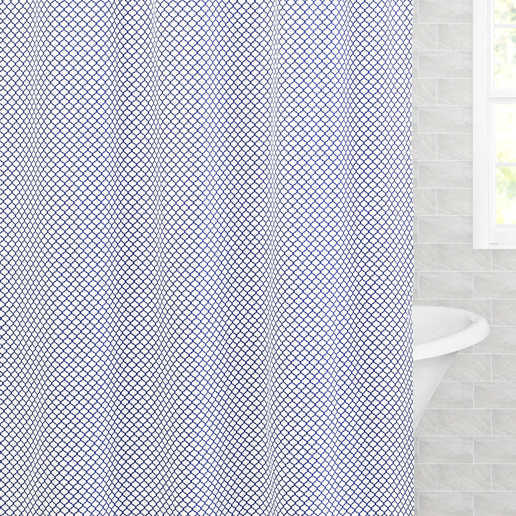 Bedroom inspiration and bedding decor | The Blue Cloud Shower Curtain Duvet Cover | Crane and Canopy