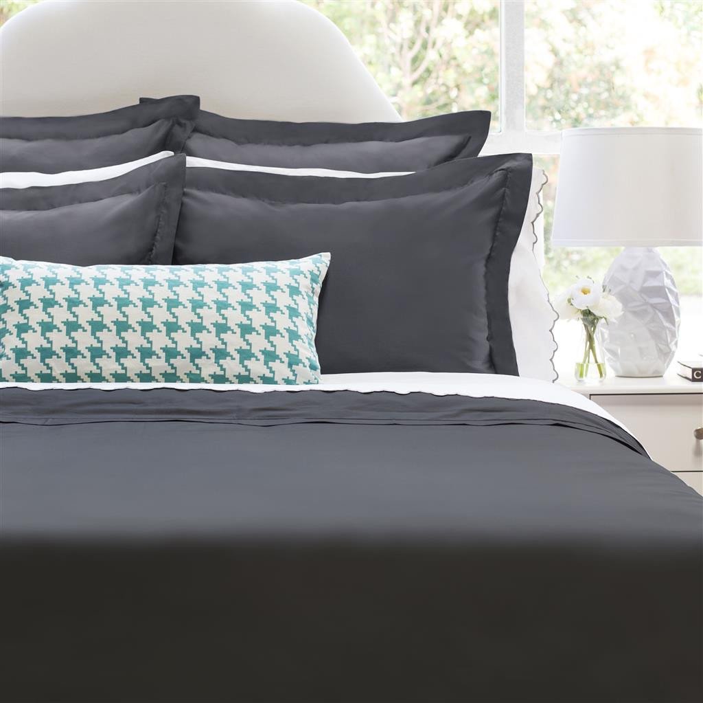 Peninsula Charcoal Grey Duvet Cover