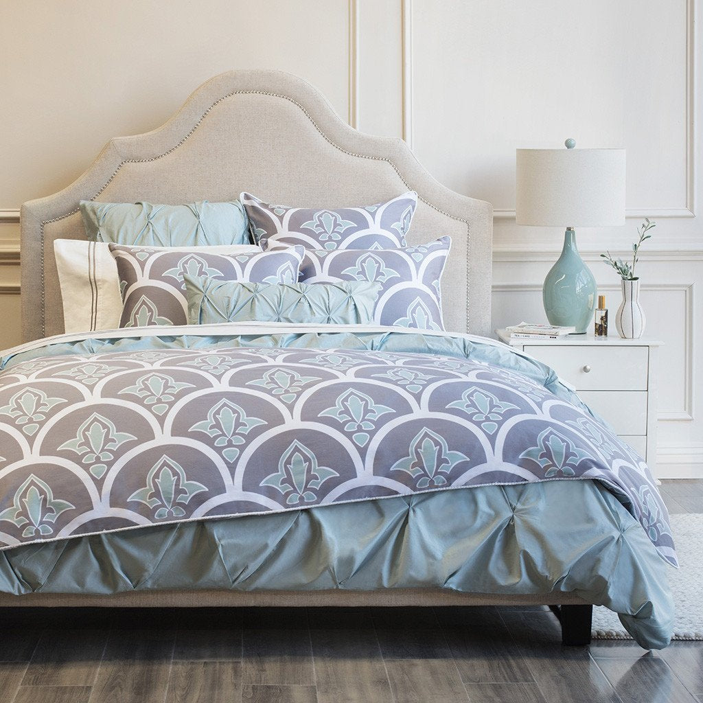 Porcelain Pintuck Throw Pillow