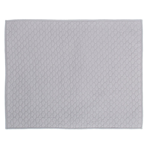 Light Grey Cloud Quilt Sham Pair