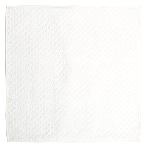 Soft White Cloud Quilt Euro Sham