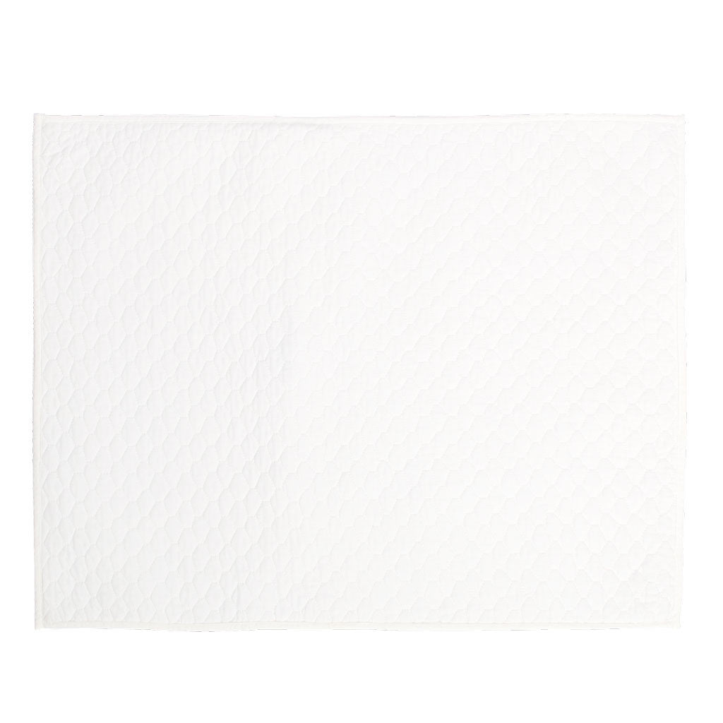 Soft White Cloud Quilt Sham Pair