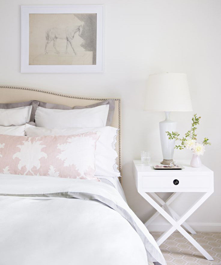 Crane and Canopy Designer Bedding as seen in Domino Magazine Crane and Canopy Designer Bedding as seen in Domino Magazine
