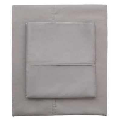 English Grey 400 Thread Count Pillowcase Pair