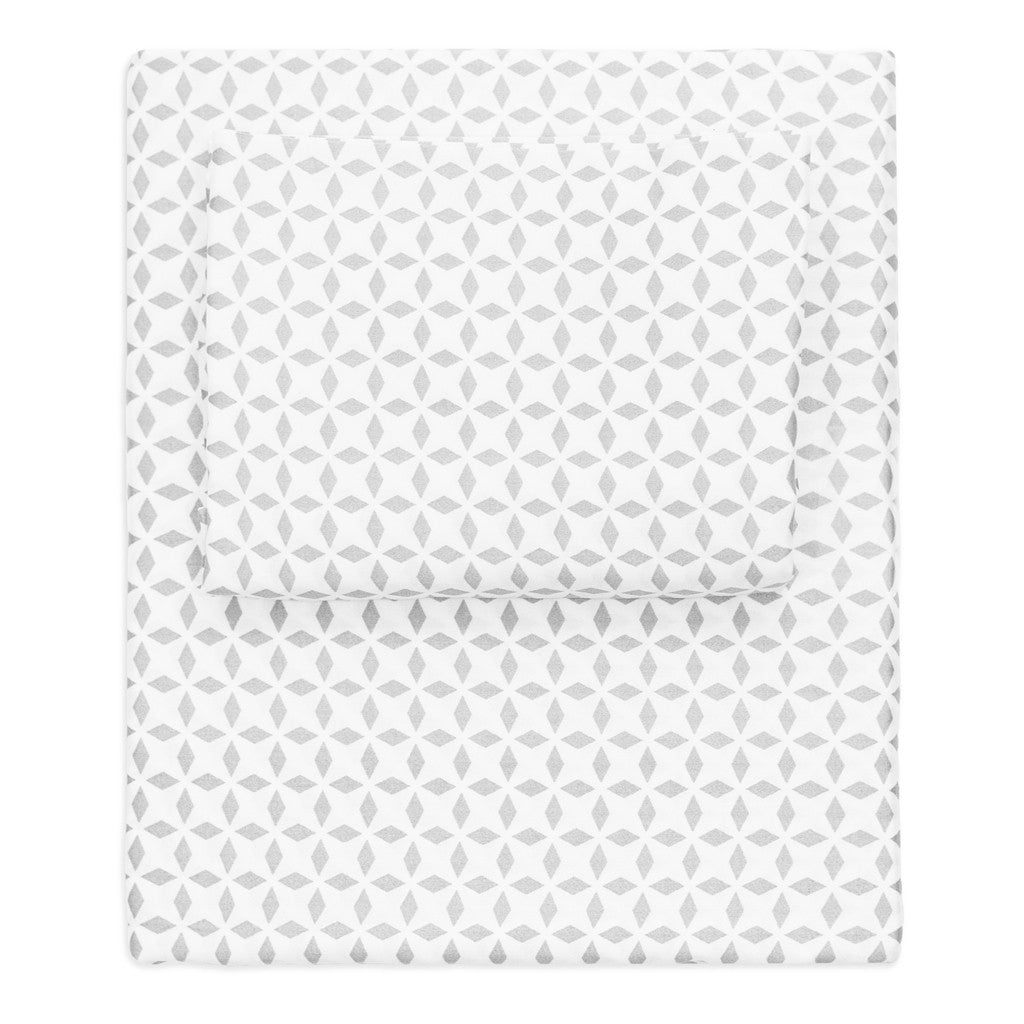 The Grey Morning Glory Sheet Set